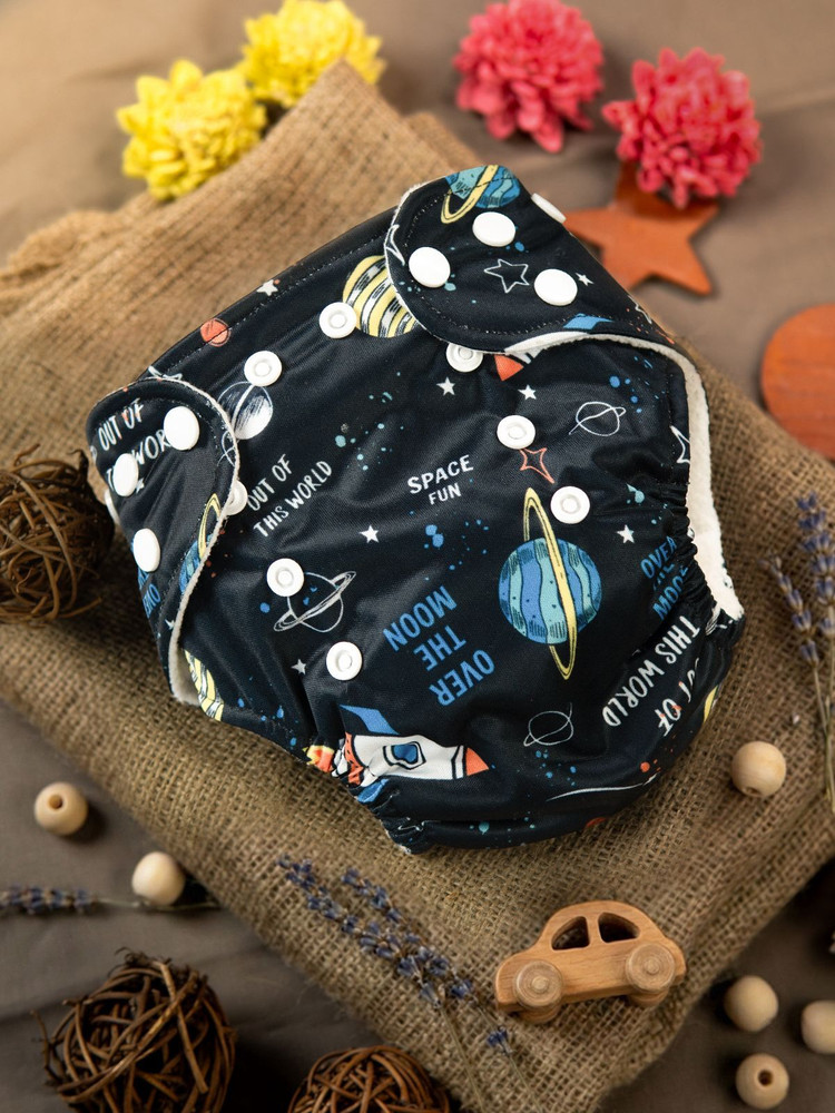 Pikuboo Care Diaper (Black) - Free Size