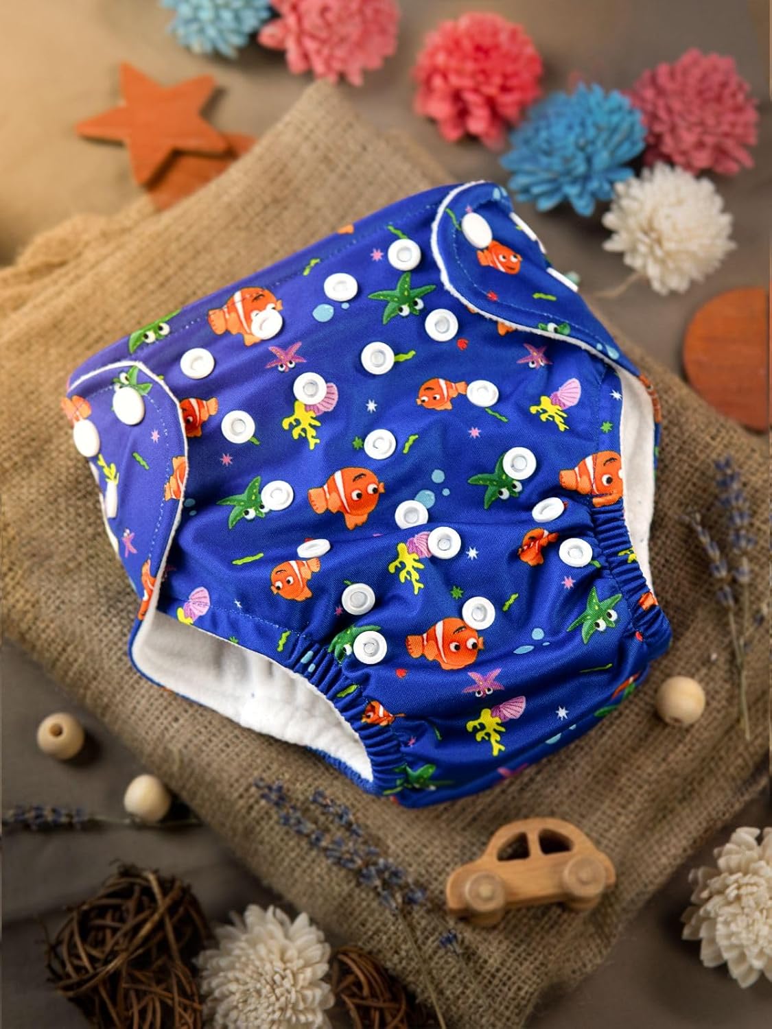 Pikuboo Care Diaper (Blue) - Size S