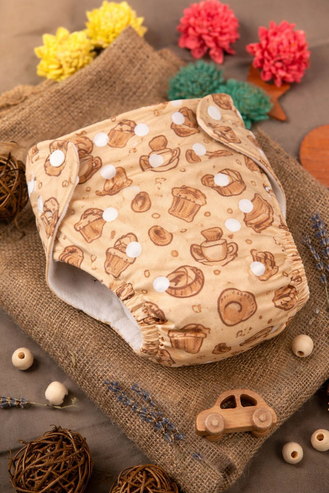 Pikuboo Care Diaper (Brown) - Size S