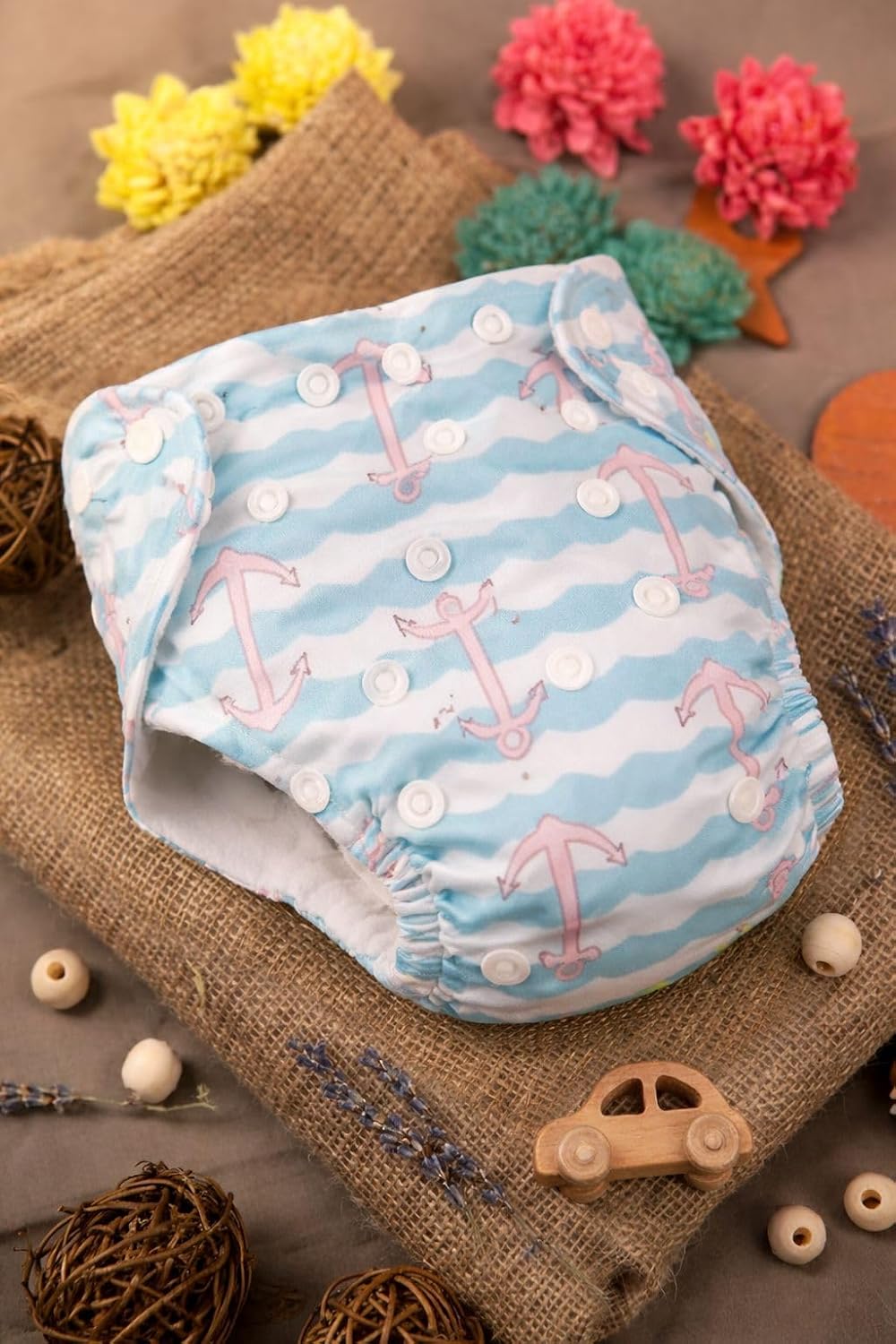Pikuboo Care Diaper (Sky Blue) - Free Size