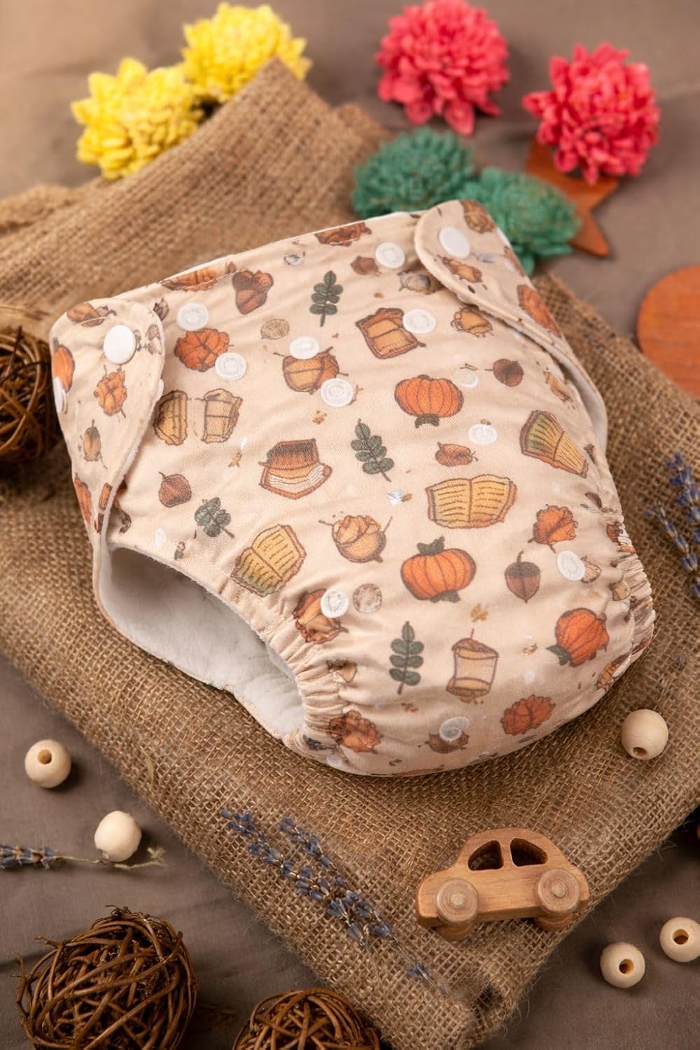 Pikuboo Care Diaper (Orange) - Free Size