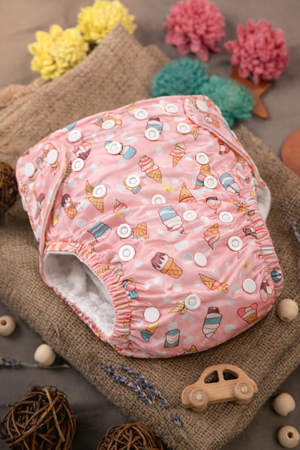 Pikuboo Care Diaper (Pink) - Size S